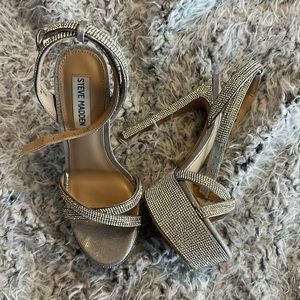 Steve Madden Marciana Rhinestone Heels Size 6
